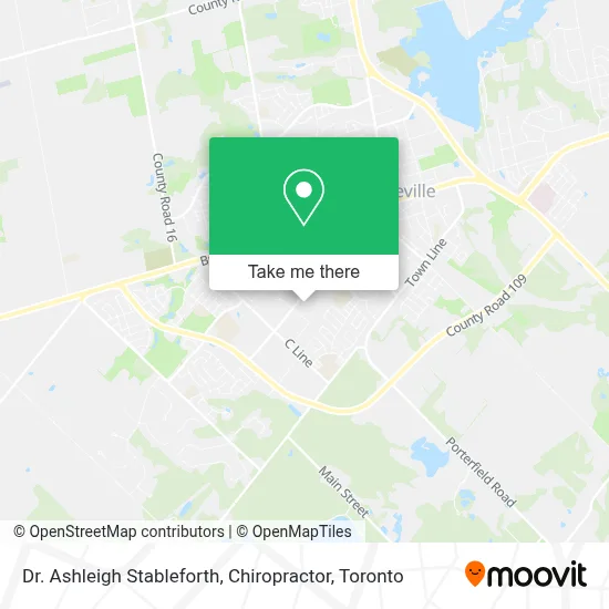 Dr. Ashleigh Stableforth, Chiropractor map