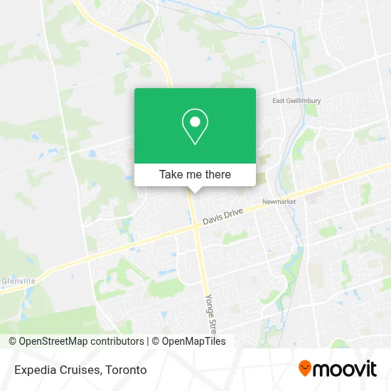 Expedia Cruises map