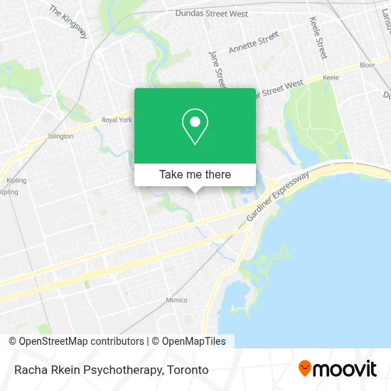 Racha Rkein Psychotherapy map