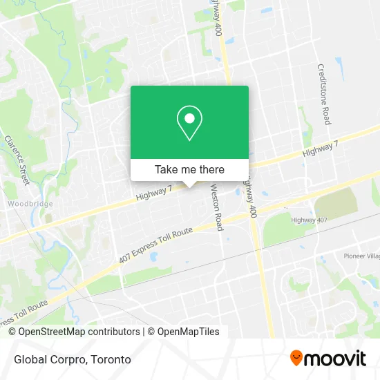 Global Corpro map
