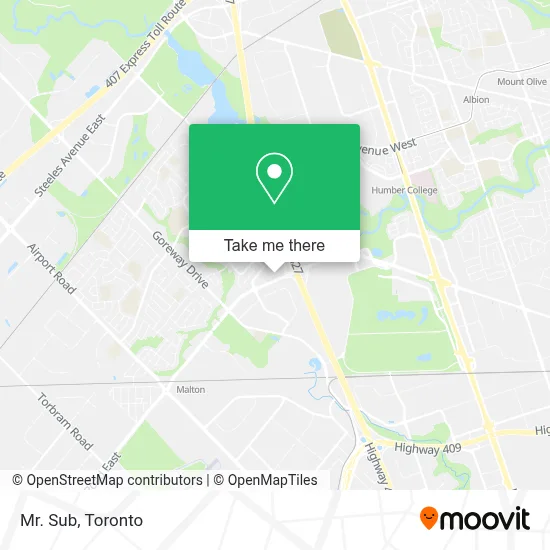 Mr. Sub map