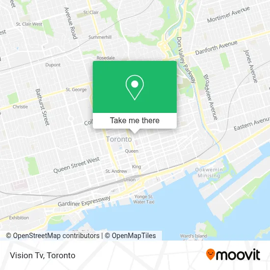 Vision Tv map