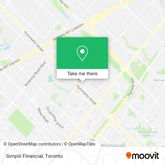 Simplii Financial map