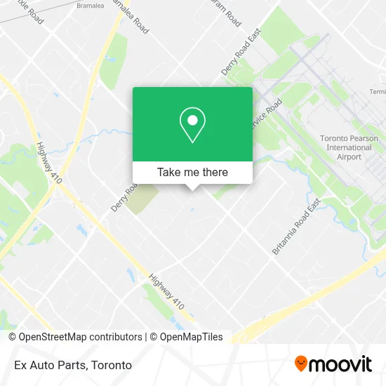 Ex Auto Parts map