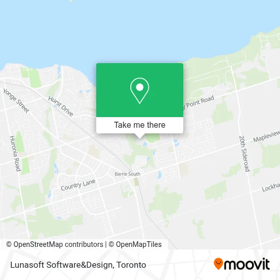 Lunasoft Software&Design map