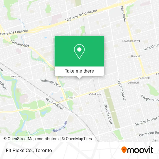 Fit Picks Co. map