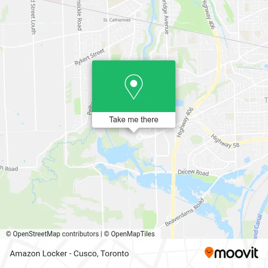 Amazon Locker - Cusco map