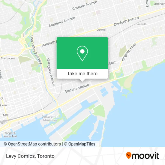 Levy Comics map
