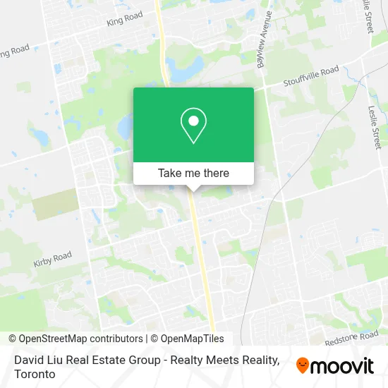 David Liu Real Estate Group - Realty Meets Reality map