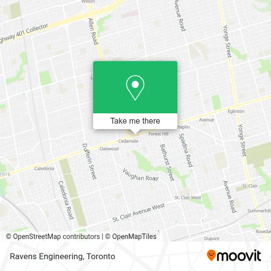 Ravens Engineering map