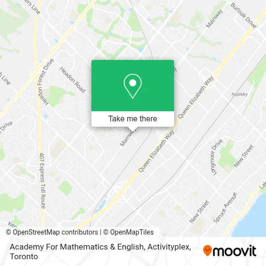 Academy For Mathematics & English, Activityplex map