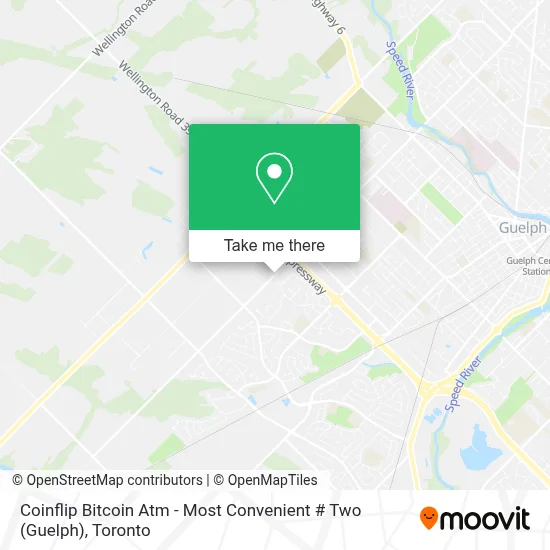 Coinflip Bitcoin Atm - Most Convenient # Two (Guelph) map