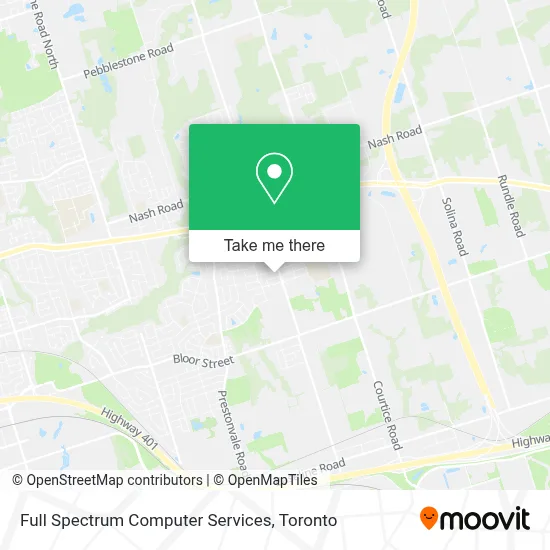 Full Spectrum Computer Services map