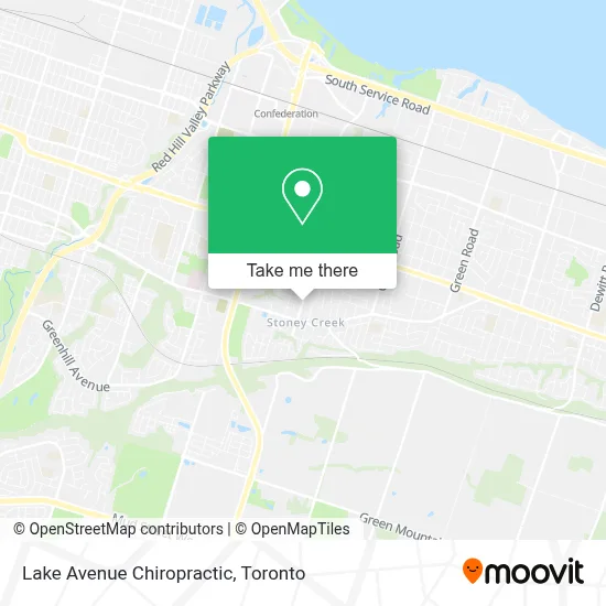 Lake Avenue Chiropractic map