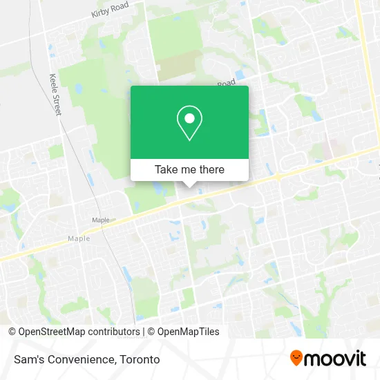 Sam's Convenience map