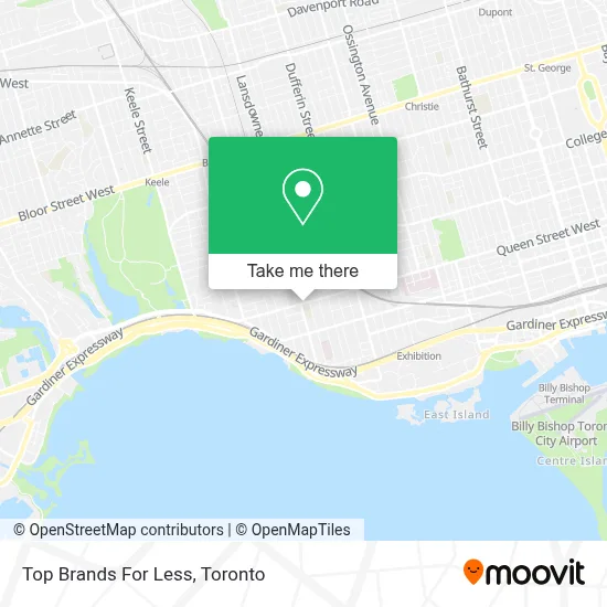 Top Brands For Less map