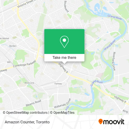 Amazon Counter map