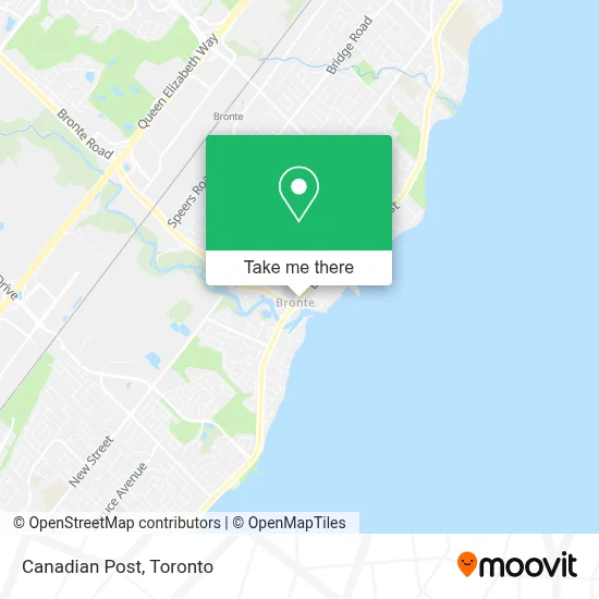 Canadian Post map