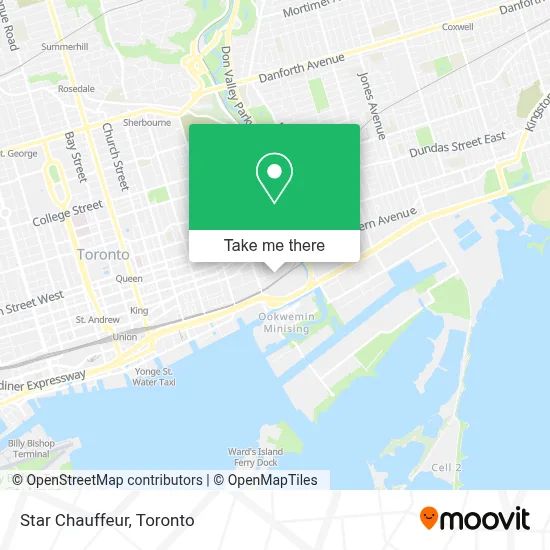 Star Chauffeur map