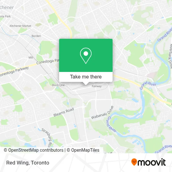 Red Wing map