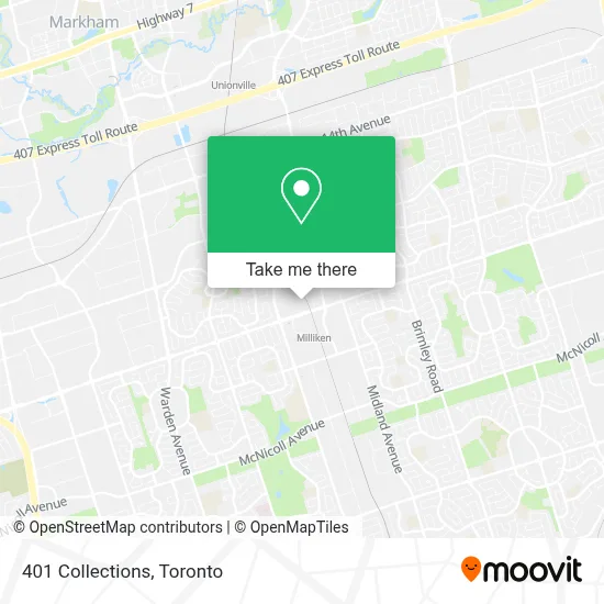 401 Collections map