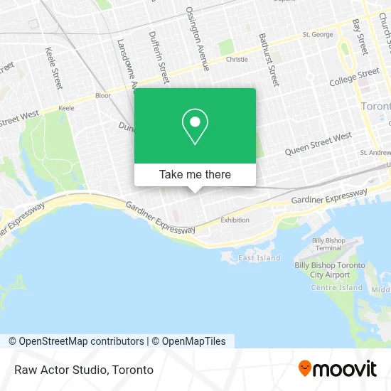 Raw Actor Studio map
