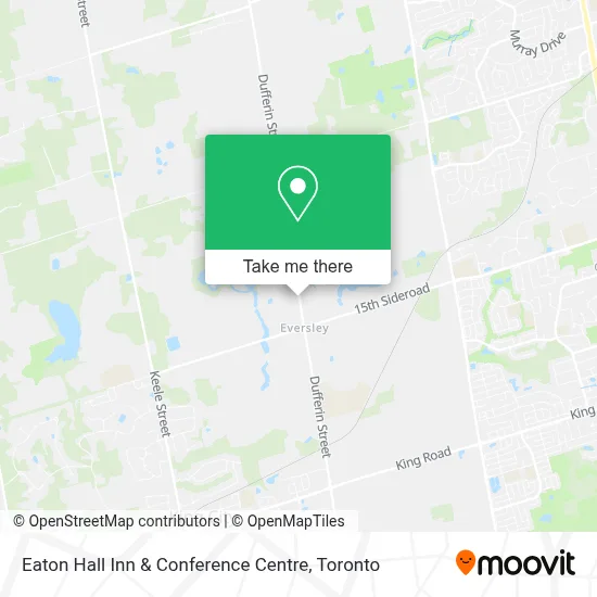 Eaton Hall Inn & Conference Centre map