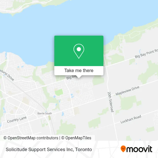 Solicitude Support Services Inc map