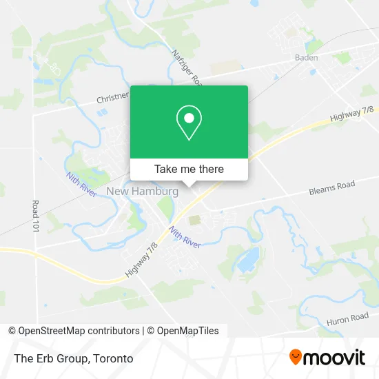 The Erb Group map