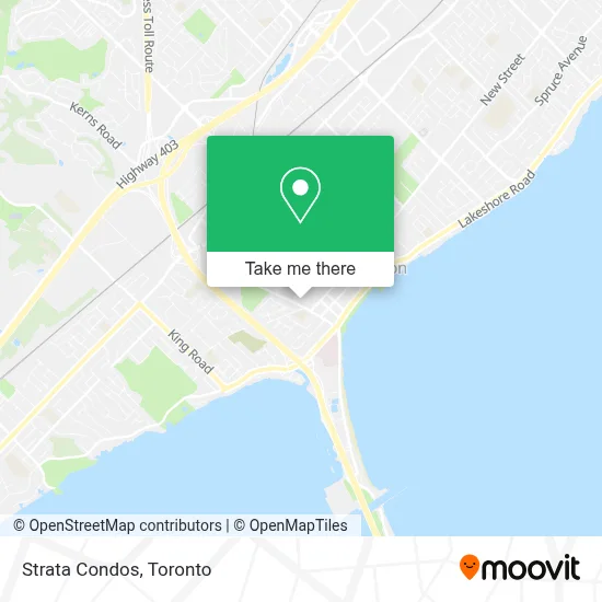 Strata Condos map