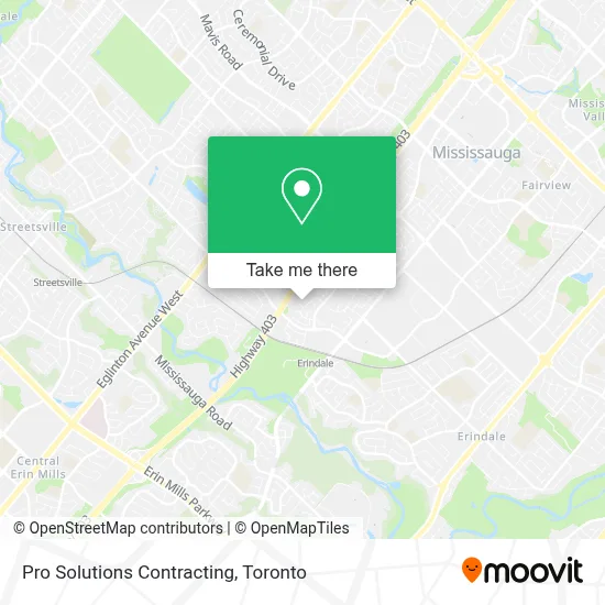Pro Solutions Contracting map
