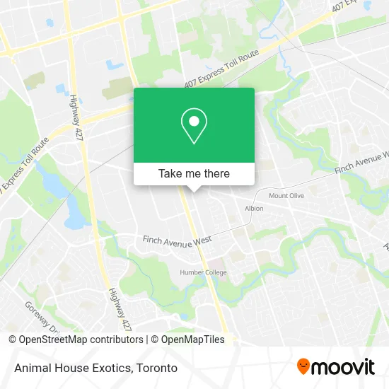 Animal House Exotics map