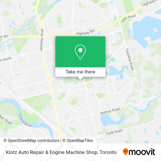 Klotz Auto Repair & Engine Machine Shop map
