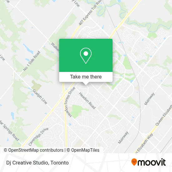 Dj Creative Studio map