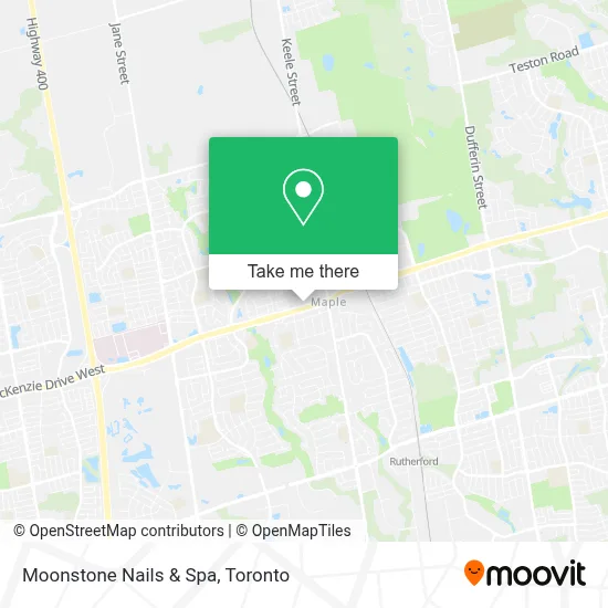 Moonstone Nails & Spa map