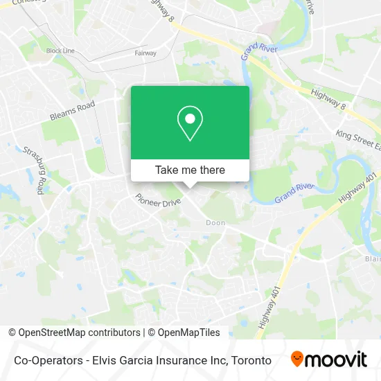 Co-Operators - Elvis Garcia Insurance Inc map