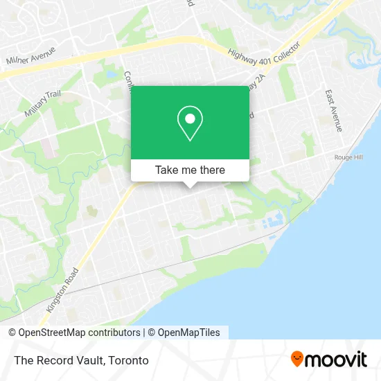 The Record Vault map