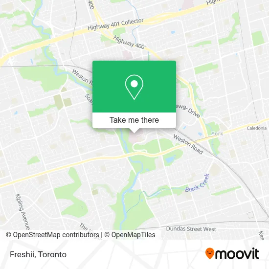 Freshii map