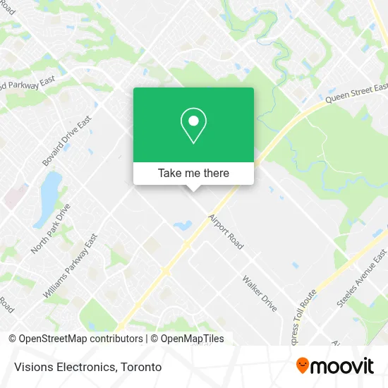 Visions Electronics map