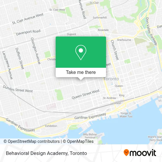 Behavioral Design Academy map