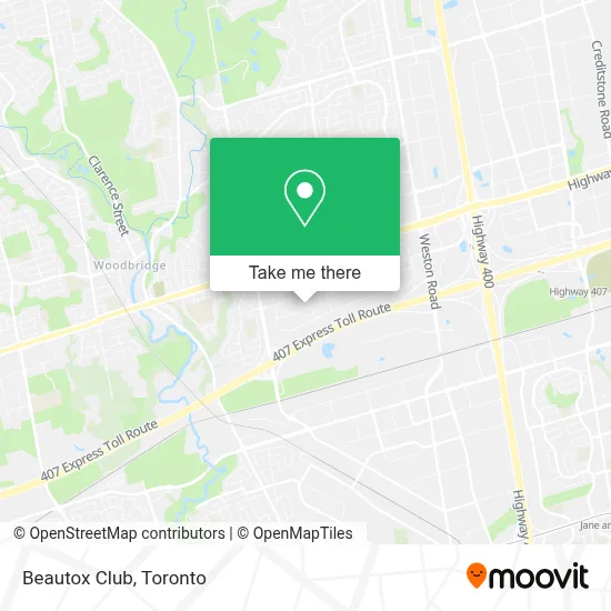 Beautox Club map