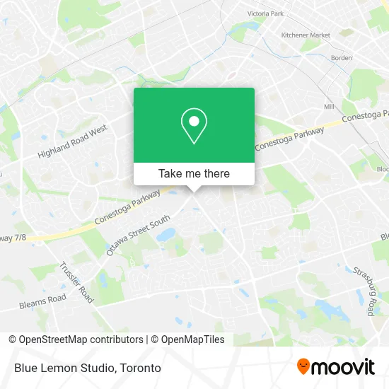 Blue Lemon Studio map