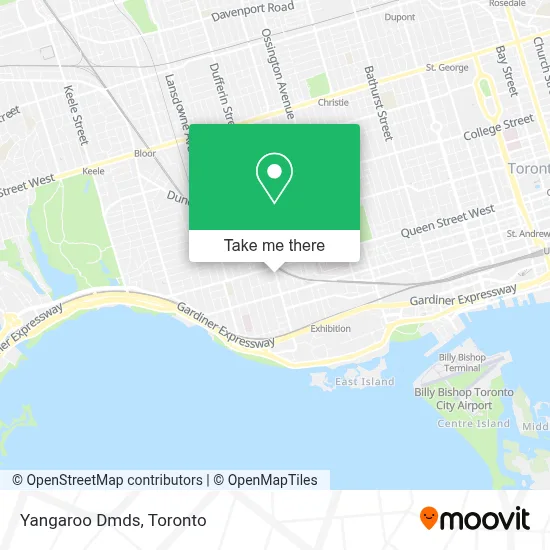 Yangaroo Dmds map