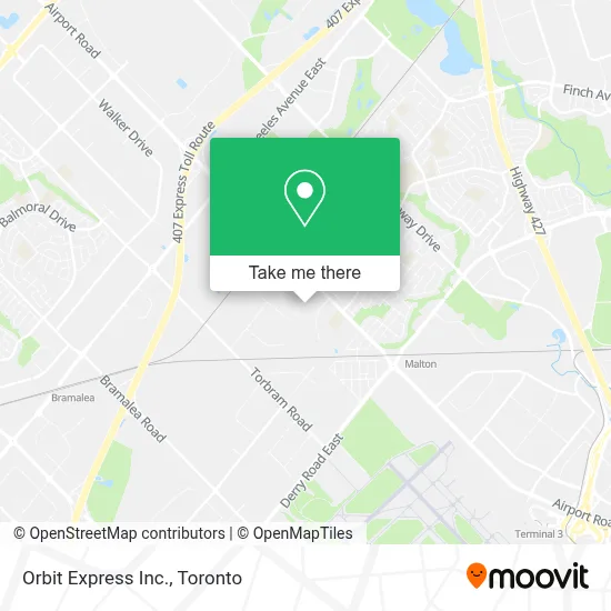Orbit Express Inc. map