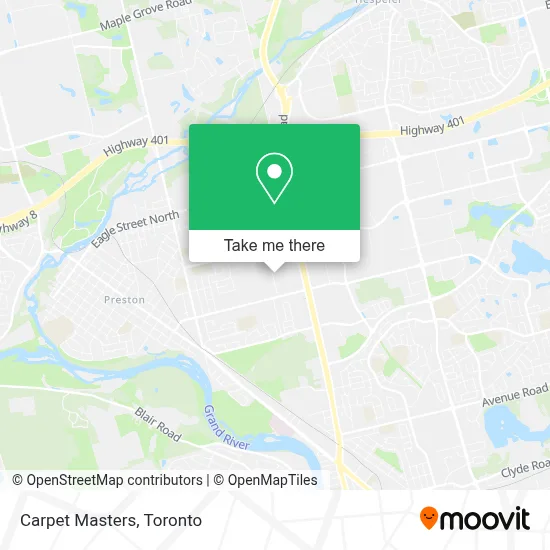 Carpet Masters map