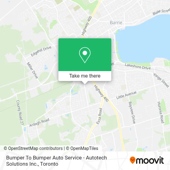 Bumper To Bumper Auto Service - Autotech Solutions Inc. map