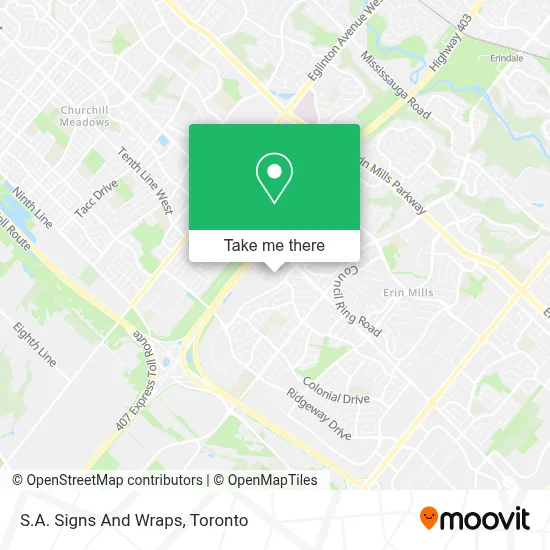 S.A. Signs And Wraps map
