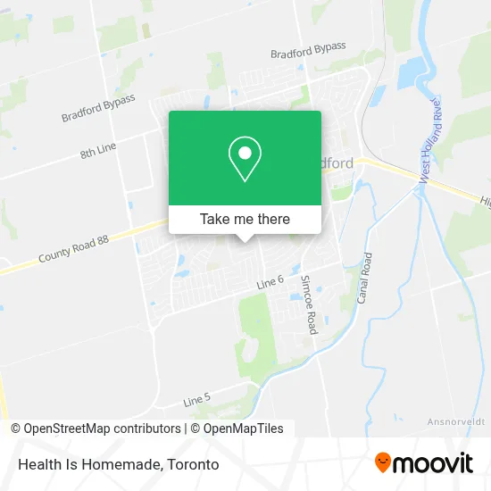 Health Is Homemade map