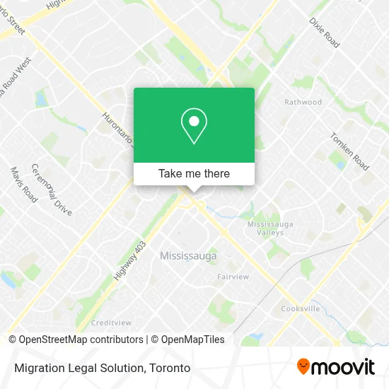 Migration Legal Solution map