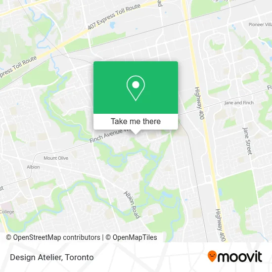 Design Atelier map